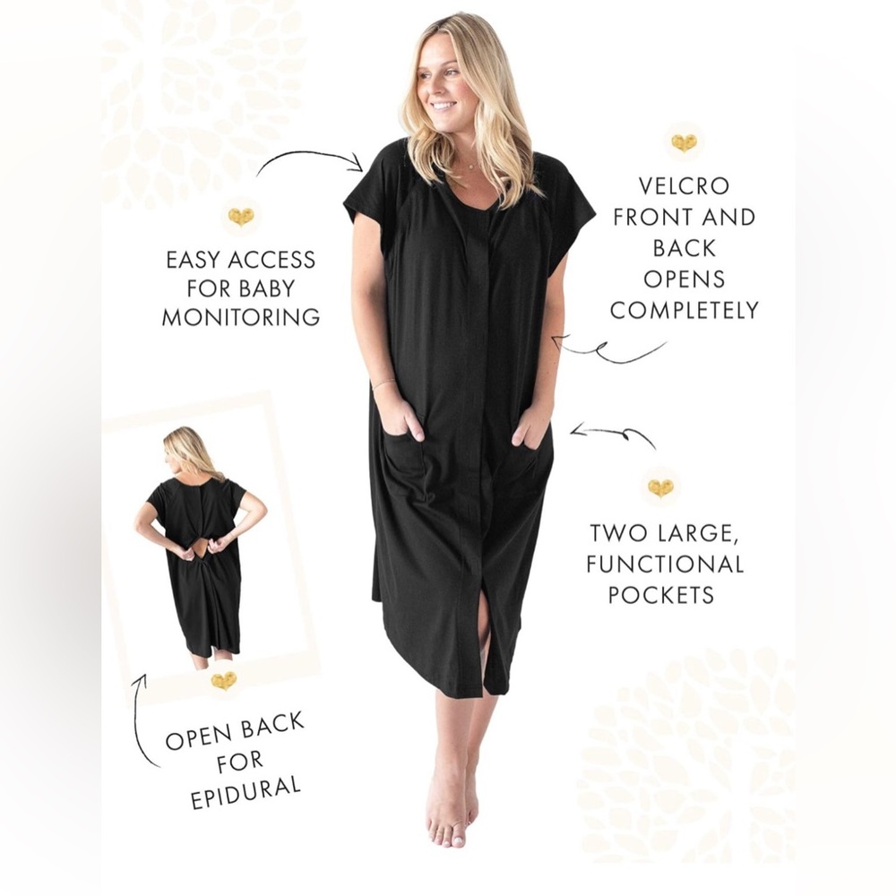Kindred Bravely Universal | 3 in 1 Labor & Delivery Gown